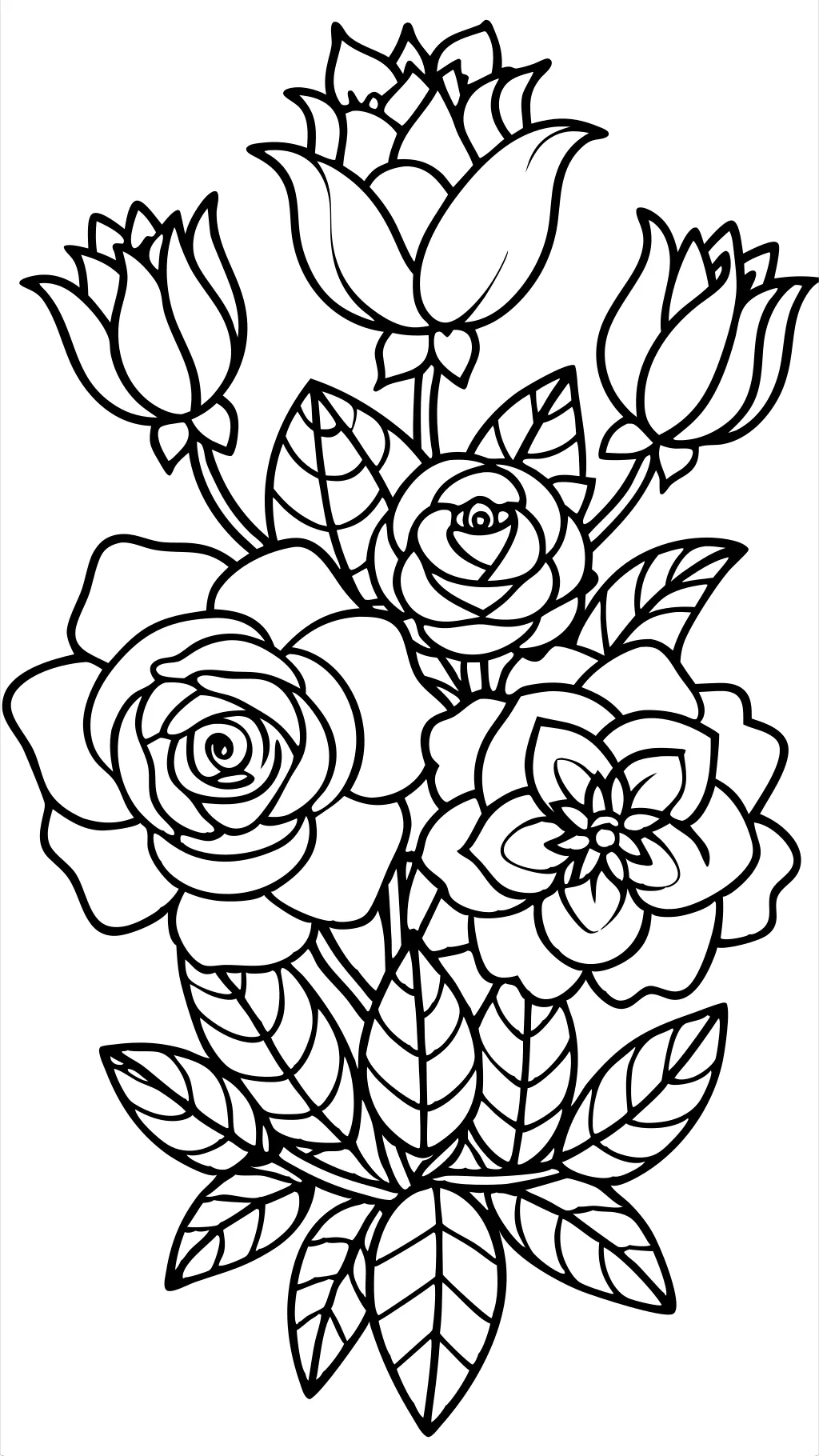 coloring pages flower